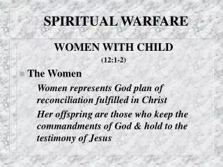 SPIRITUAL WARFARE