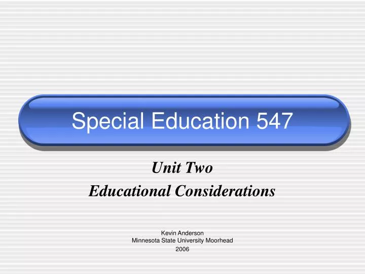 special education 547