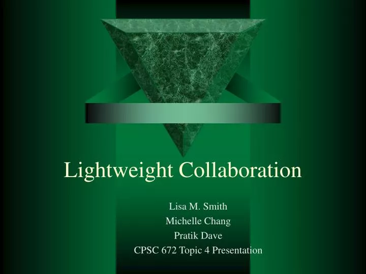 lightweight collaboration