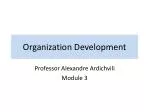 Organization Development - slide 1