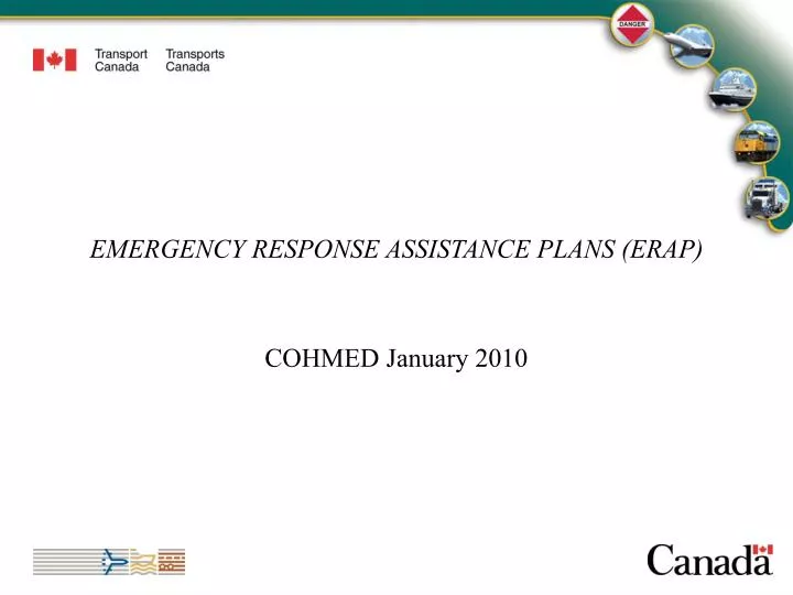 emergency response assistance plans erap