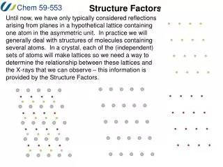 Structure Factors