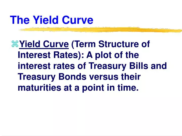 the yield curve