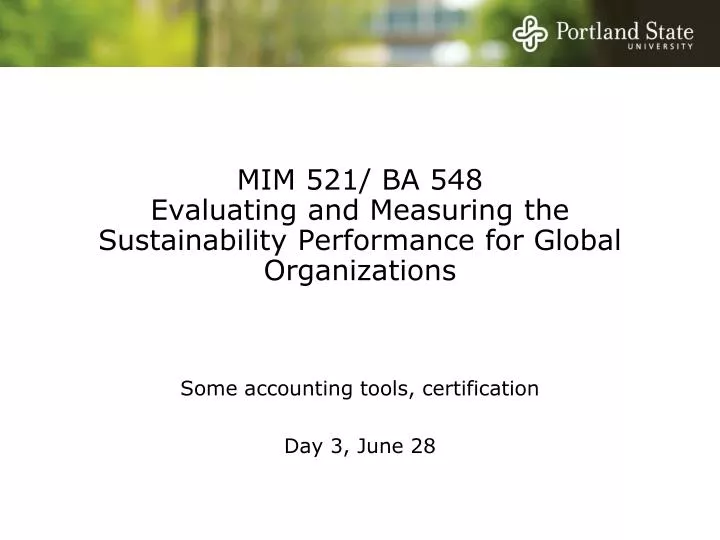 mim 521 ba 548 evaluating and measuring the sustainability performance for global organizations