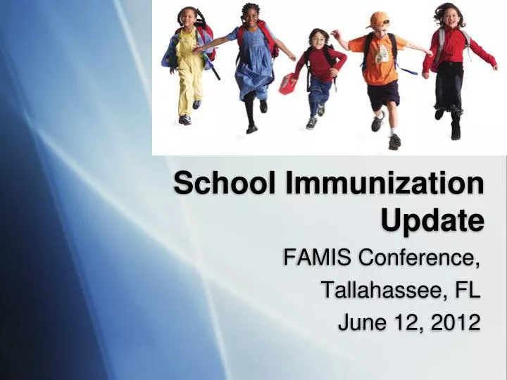 school immunization update