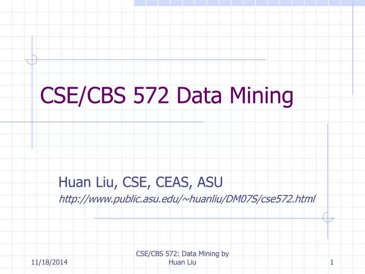 cse cbs 572 data mining