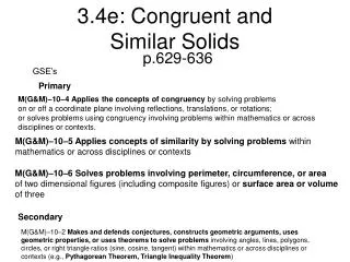 3.4e: Congruent and Similar Solids