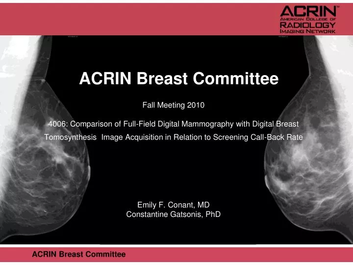 acrin breast committee
