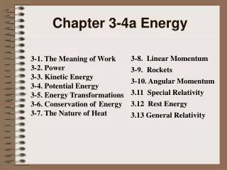 Chapter 3-4a Energy