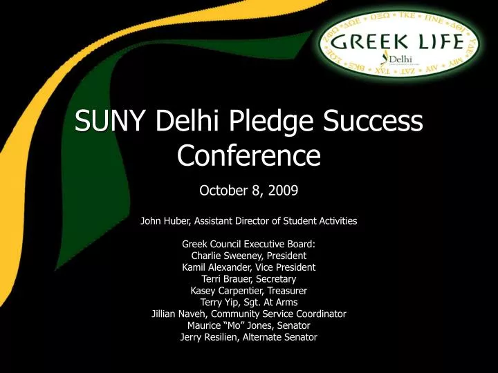 suny delhi pledge success conference