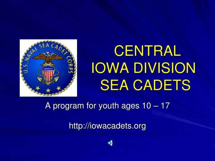 central iowa division sea cadets