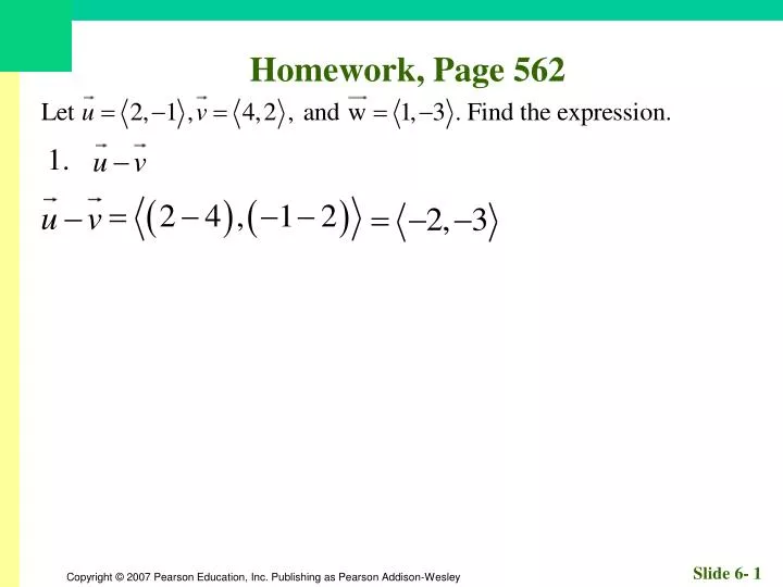 homework page 562