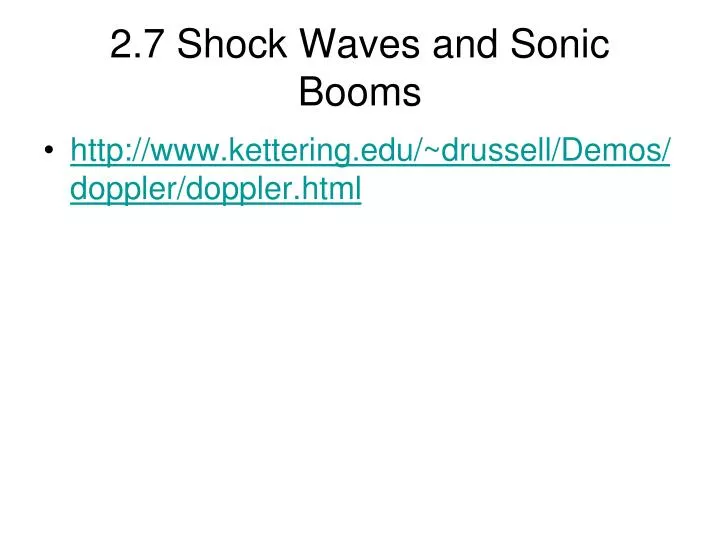 2 7 shock waves and sonic booms