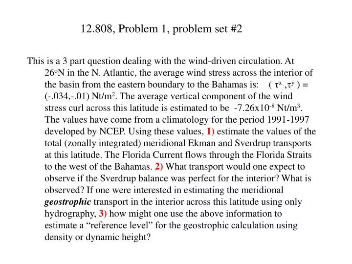 12 808 problem 1 problem set 2