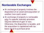 Nontaxable Exchanges