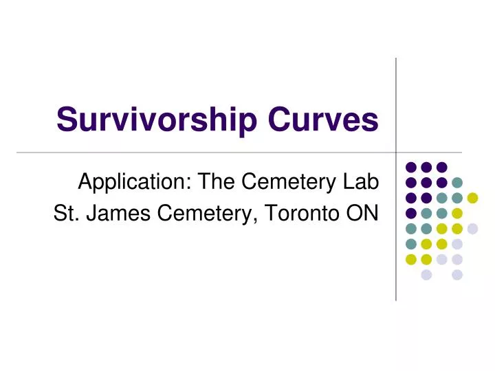survivorship curves