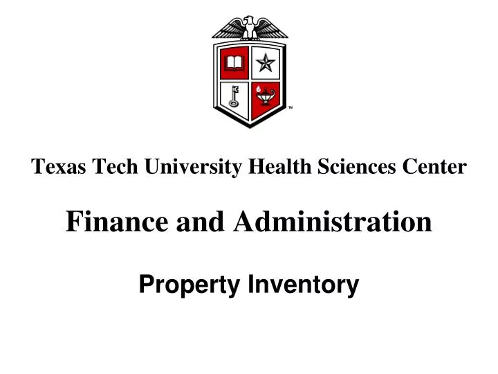 texas tech university health sciences center finance and administration