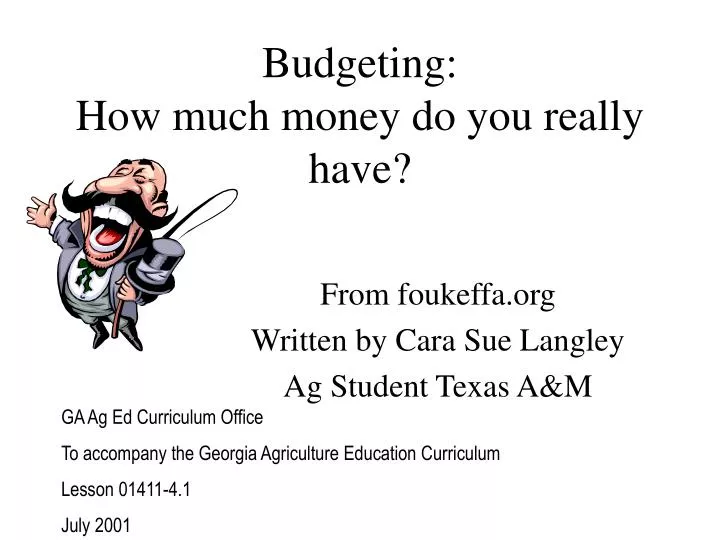 budgeting how much money do you really have