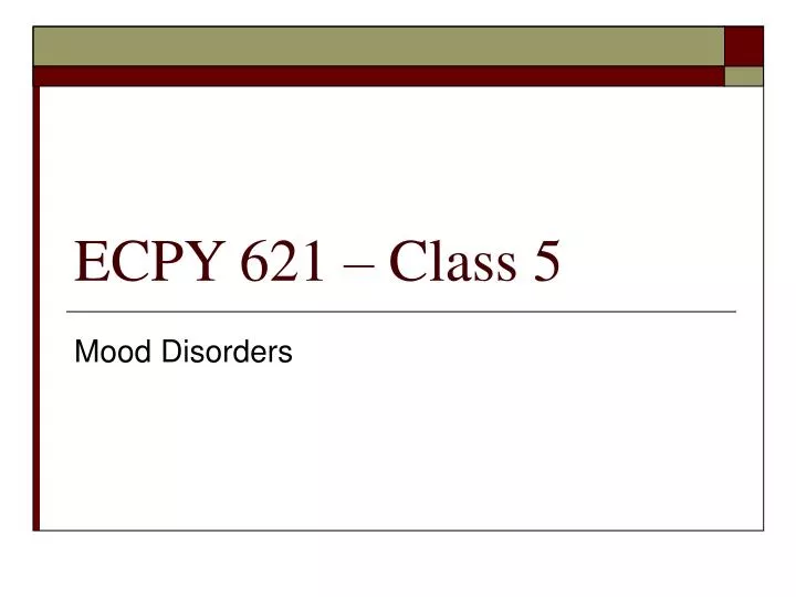ecpy 621 class 5