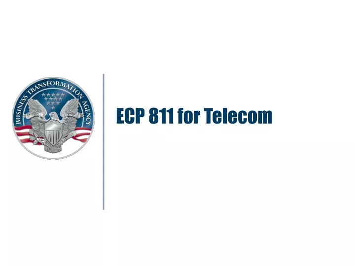 ecp 811 for telecom