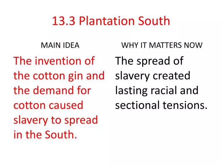13 3 plantation south