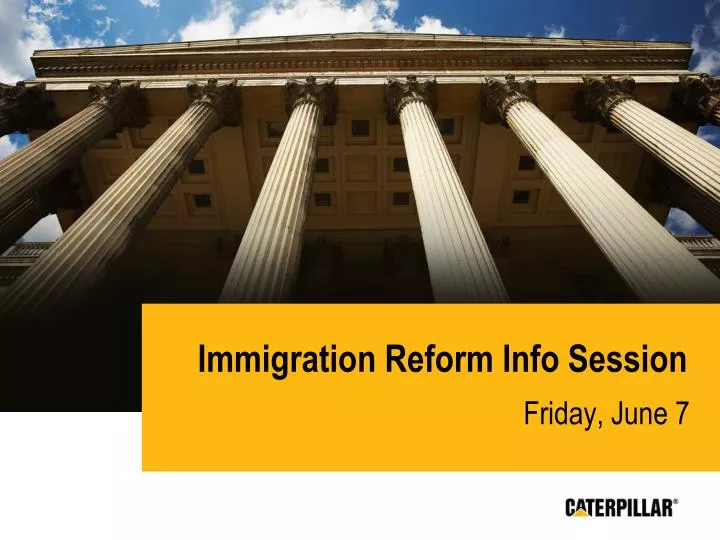 immigration reform info session