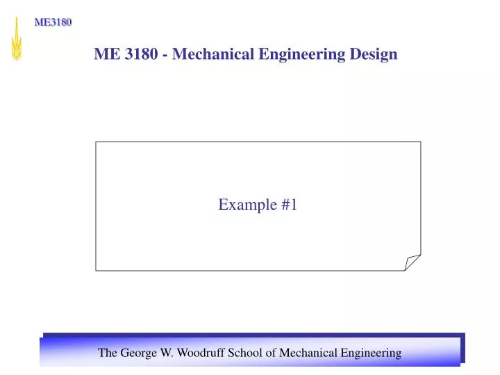 me 3180 mechanical engineering design