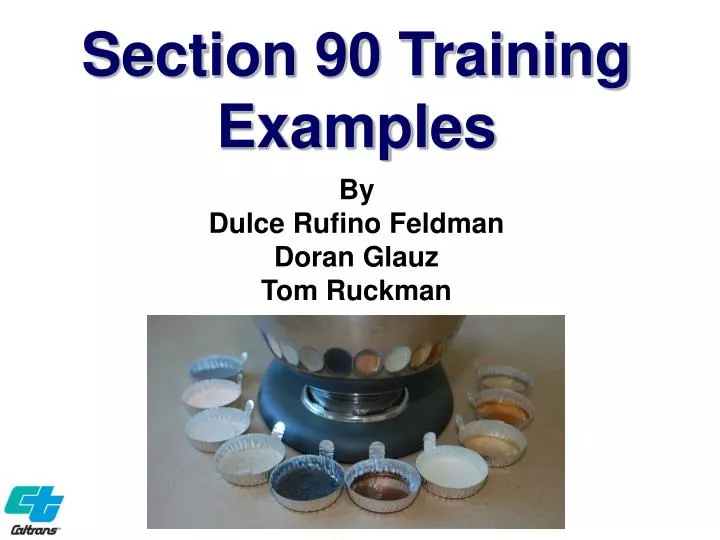 section 90 training examples