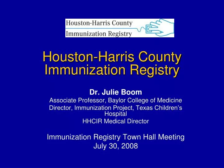 houston harris county immunization registry
