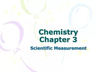 chemistry chapter 3