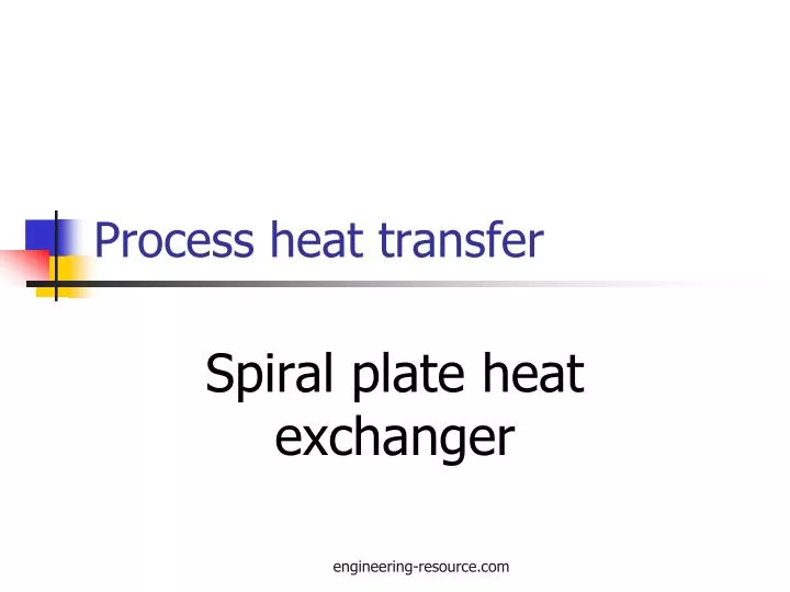 process heat transfer