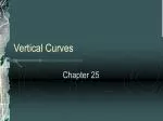 Vertical Curves - slide 1