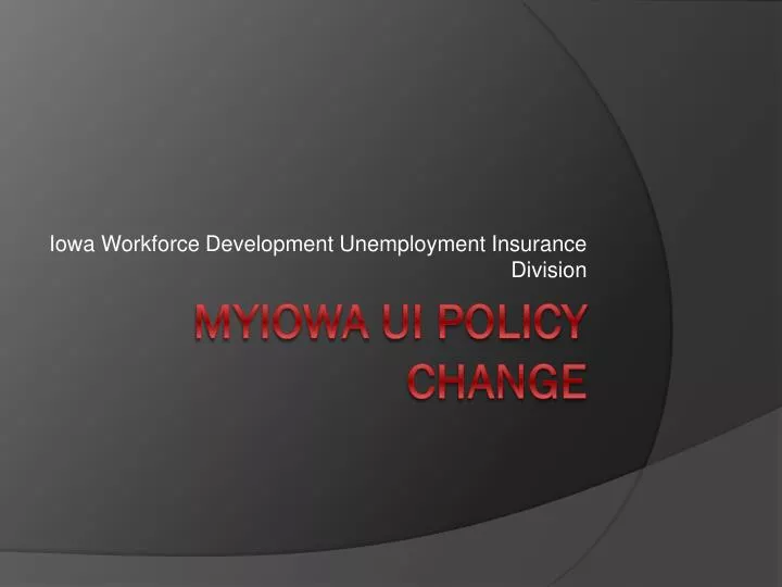 iowa workforce development unemployment insurance division