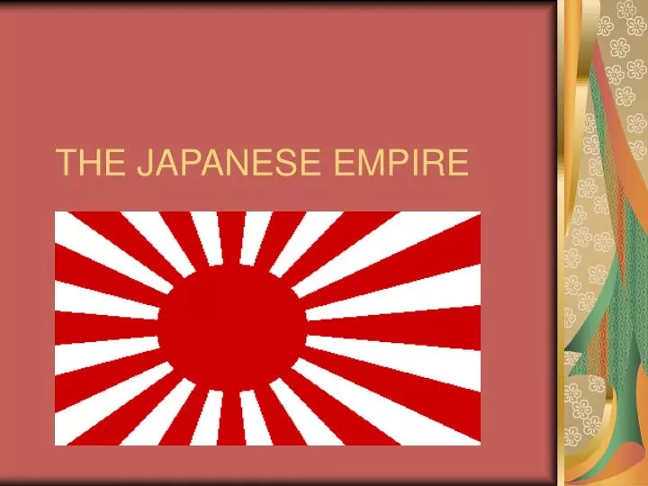 the japanese empire