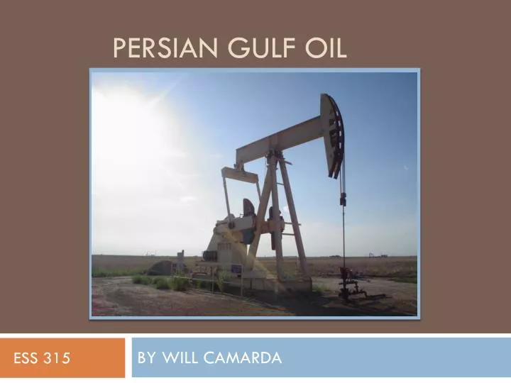 persian gulf oil