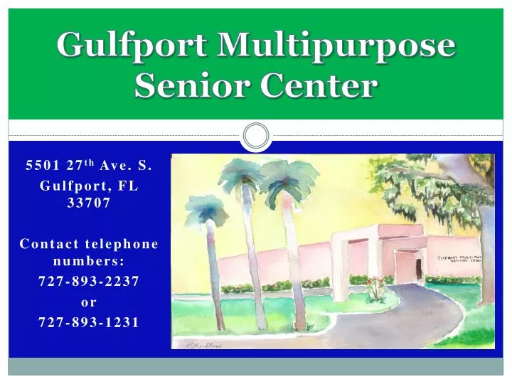 gulfport multipurpose senior center