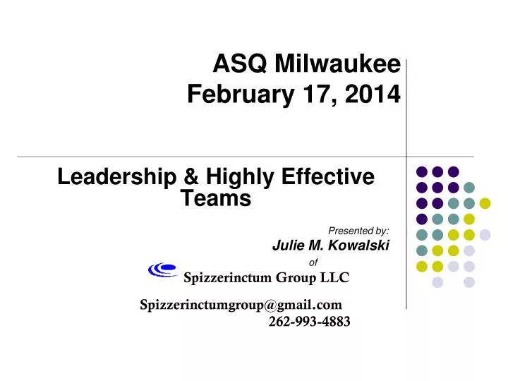 asq milwaukee february 17 2014