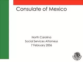 Consulate of Mexico