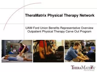 TheraMatrix Physical Therapy Network