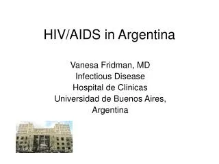 HIV/AIDS in Argentina