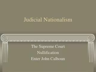 Judicial Nationalism