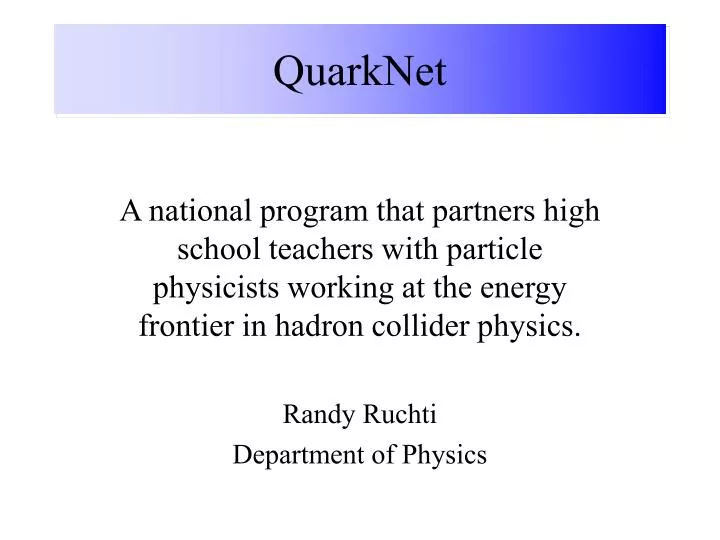 quarknet