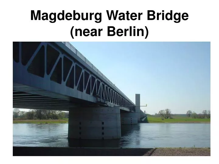 magdeburg water bridge near berlin