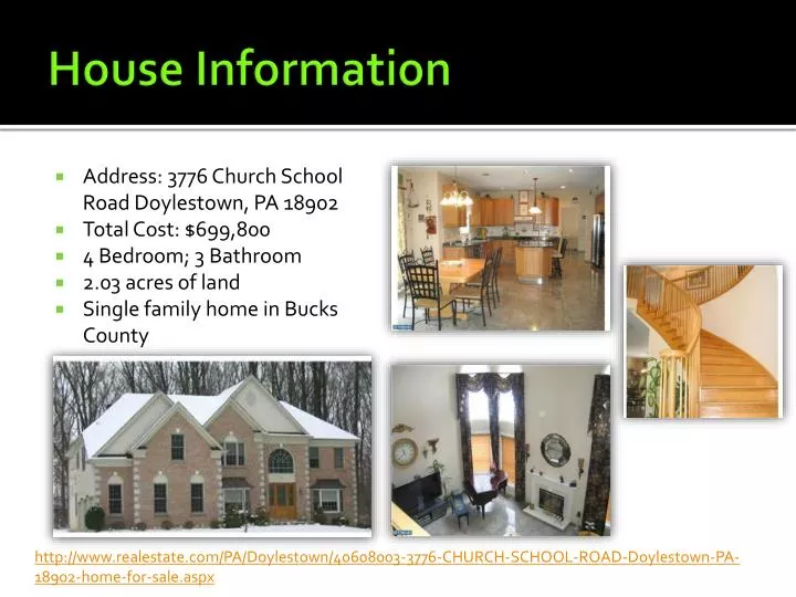 house information