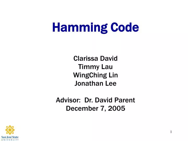 hamming code