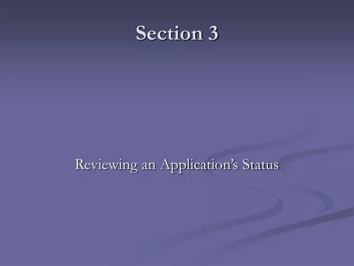 section 3