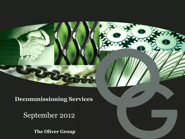 decommissioning services