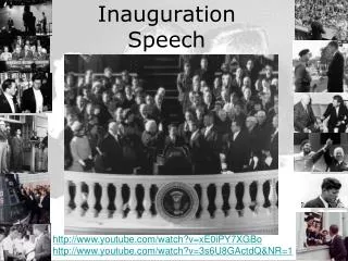 Inauguration Speech