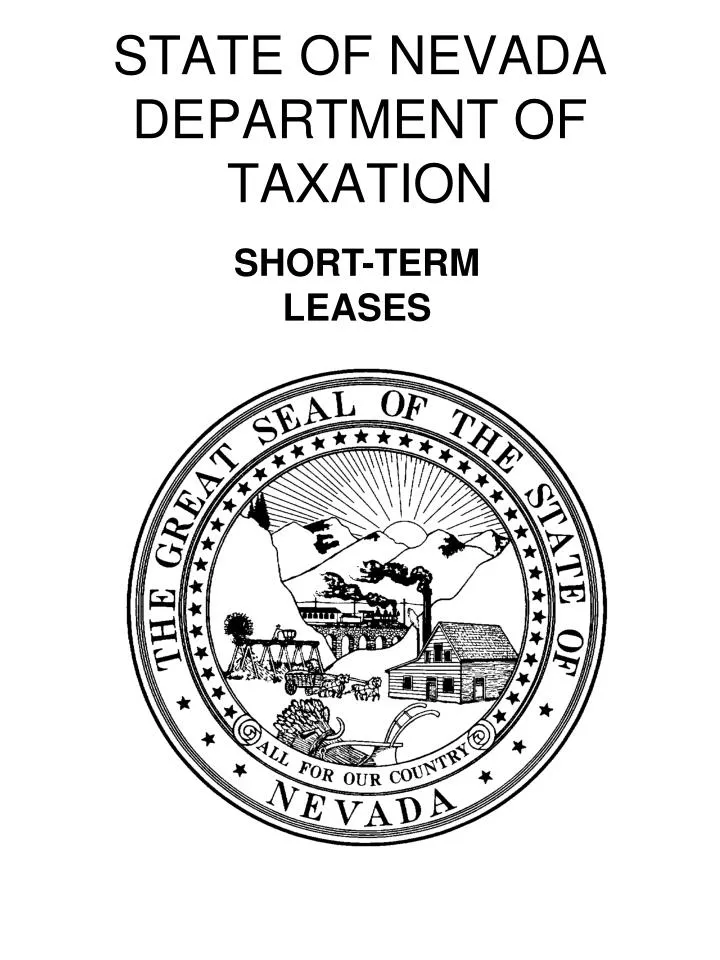 state of nevada department of taxation