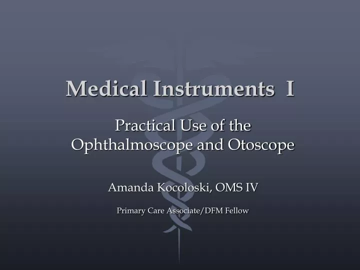 medical instruments i